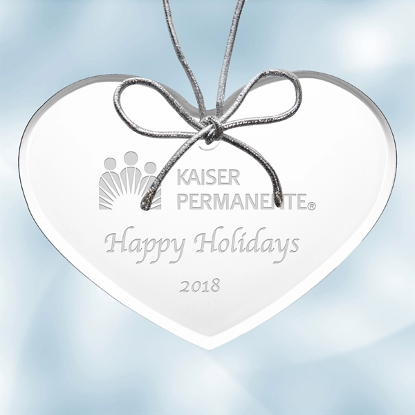 Acrylic Heart Ornament