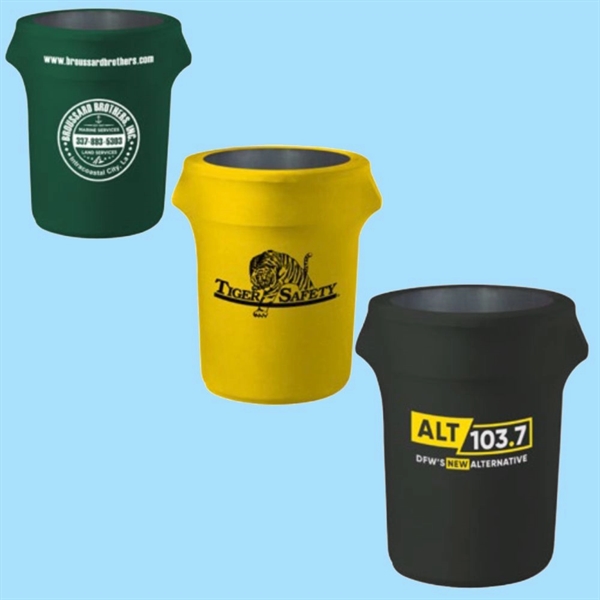 55-Gallon Full Digital Trash Can Wrap Sleeves - 55-Gallon Full Digital Trash Can Wrap Sleeves - Image 1 of 1