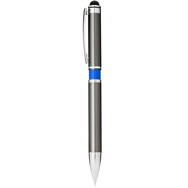 Stylus Metal Pen w/ Colored Middle Ring - Stylus Metal Pen w/ Colored Middle Ring - Image 1 of 10