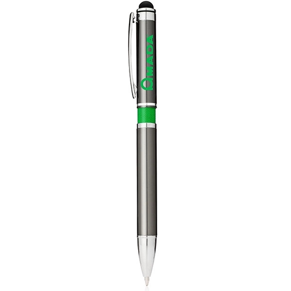 Stylus Metal Pen w/ Colored Middle Ring - Stylus Metal Pen w/ Colored Middle Ring - Image 6 of 10