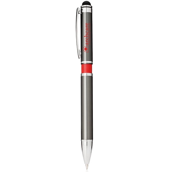 Stylus Metal Pen w/ Colored Middle Ring - Stylus Metal Pen w/ Colored Middle Ring - Image 10 of 10