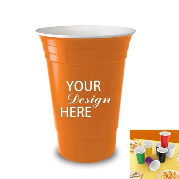 16oz Double Wall Insulated Plastic Game Cup - 16oz Double Wall Insulated Plastic Game Cup - Image 0 of 5