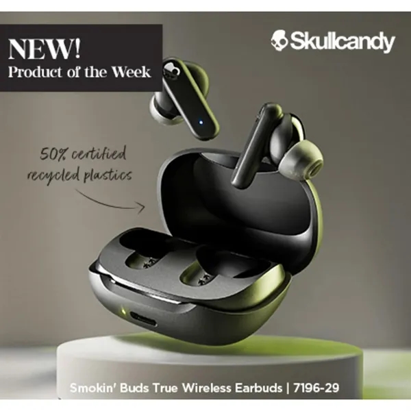 Skullcandy Smokin' Buds True Wireless Earbuds - Skullcandy Smokin' Buds True Wireless Earbuds - Image 11 of 28