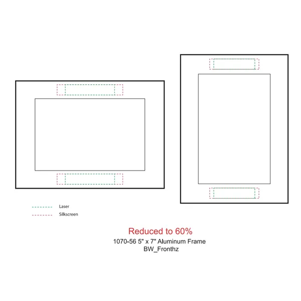 5" x 7" Aluminum Frame - 5" x 7" Aluminum Frame - Image 1 of 5