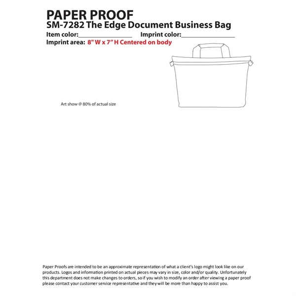 Edge Document Briefcase - Edge Document Briefcase - Image 1 of 3