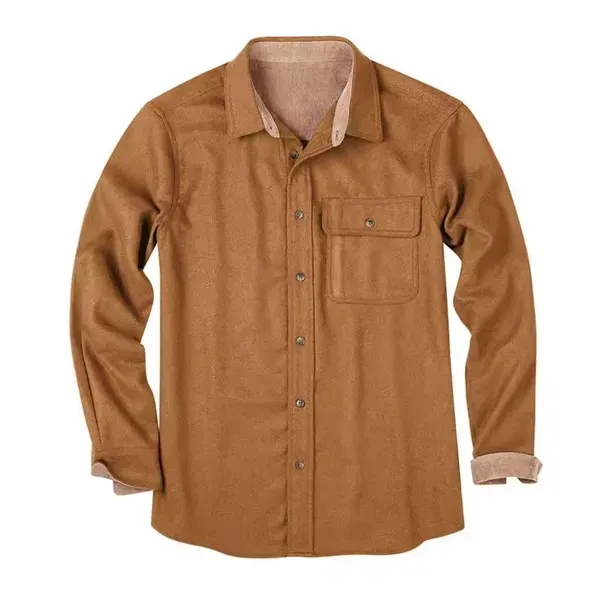 Men's All Cotton Flannel Shirt - Men's All Cotton Flannel Shirt - Image 1 of 5