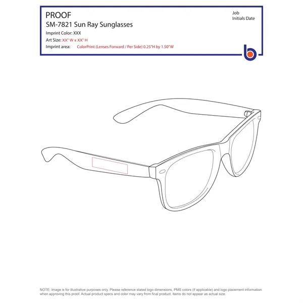 Sun Ray Sunglasses - Sun Ray Sunglasses - Image 1 of 12