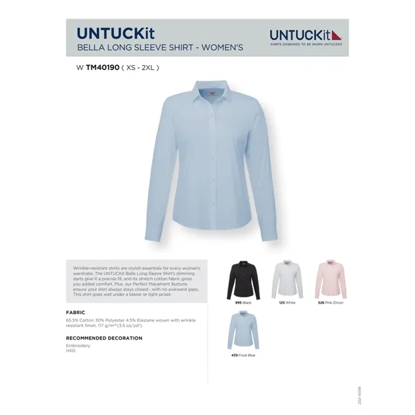 UNTUCKit Bella Long Sleeve Shirt-Women's - UNTUCKit Bella Long Sleeve Shirt-Women's - Image 3 of 18
