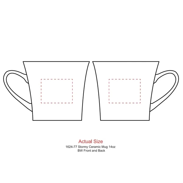 Stormy Ceramic Mug 12oz - Stormy Ceramic Mug 12oz - Image 1 of 3