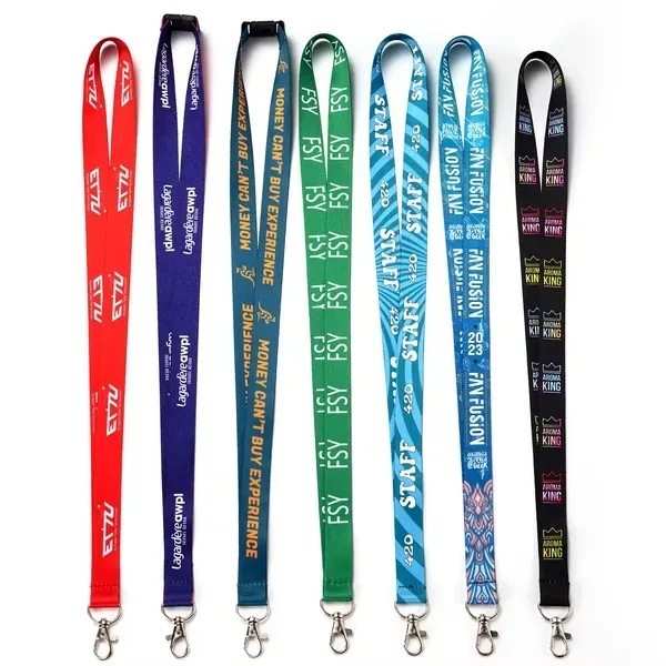 3/4" Full Color Dye Sublimation Lanyard - 3/4" Full Color Dye Sublimation Lanyard - Image 0 of 2