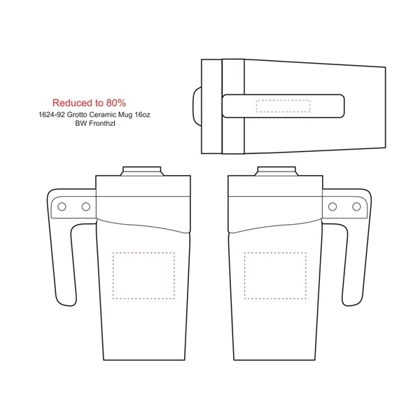 Grotto Ceramic Mug 16oz - Grotto Ceramic Mug 16oz - Image 1 of 4