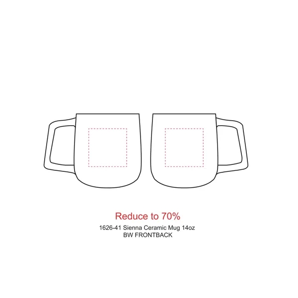 Sienna Ceramic Mug 14oz - Sienna Ceramic Mug 14oz - Image 1 of 5