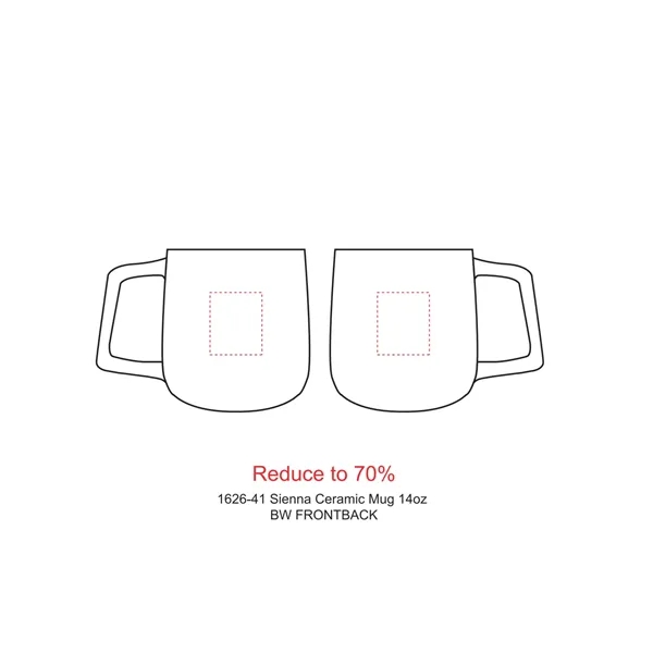 Sienna Ceramic Mug 14oz - Sienna Ceramic Mug 14oz - Image 3 of 5