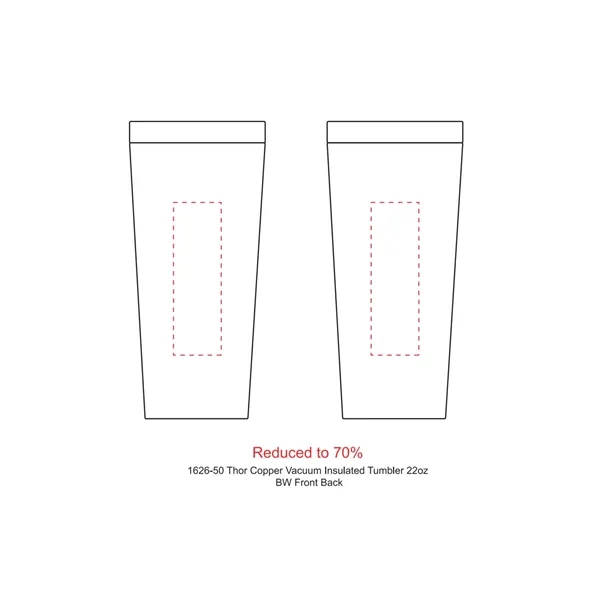 Thor Copper Vacuum Insulated Tumbler 22oz - Thor Copper Vacuum Insulated Tumbler 22oz - Image 13 of 45