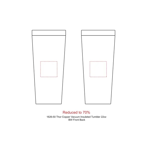 Thor Copper Vacuum Insulated Tumbler 22oz - Thor Copper Vacuum Insulated Tumbler 22oz - Image 17 of 45