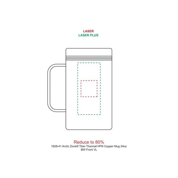 Arctic Zone® Titan Thermal HP® Copper Mug 24oz - Arctic Zone® Titan Thermal HP® Copper Mug 24oz - Image 5 of 22