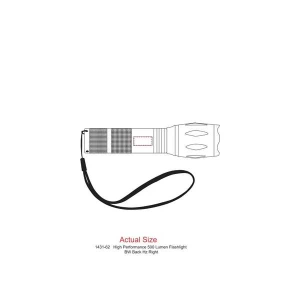 High Performance 500 Lumen Flashlight - High Performance 500 Lumen Flashlight - Image 3 of 8