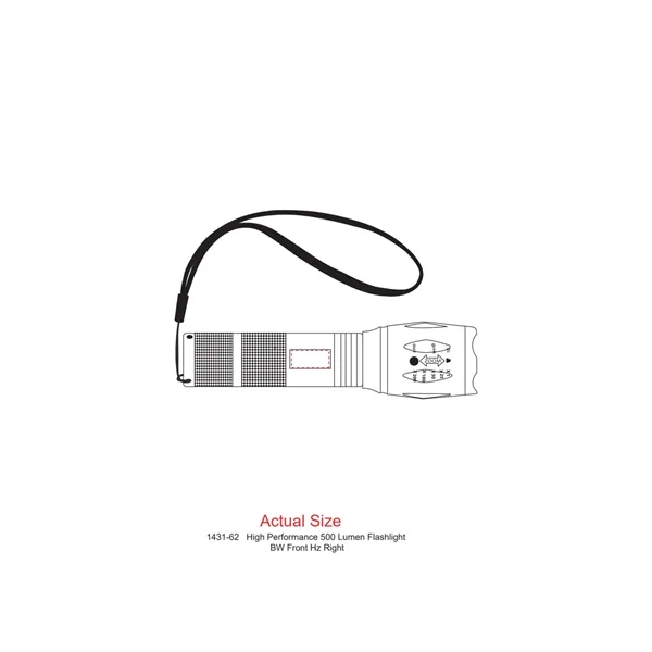 High Performance 500 Lumen Flashlight - High Performance 500 Lumen Flashlight - Image 5 of 8