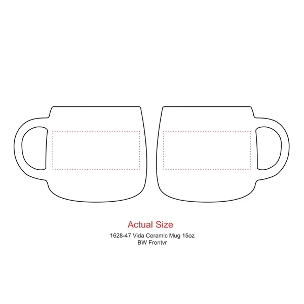 Vida Ceramic Mug 15oz - Vida Ceramic Mug 15oz - Image 1 of 5