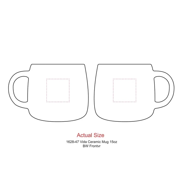 Vida Ceramic Mug 15oz - Vida Ceramic Mug 15oz - Image 3 of 5