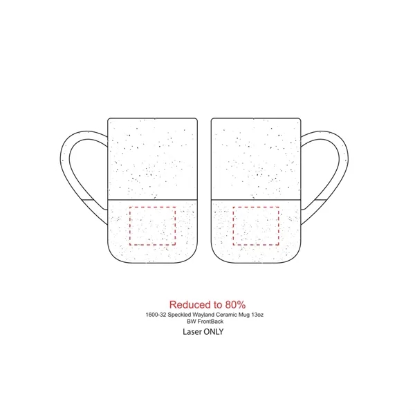 Speckled Wayland Ceramic Mug 13oz - Speckled Wayland Ceramic Mug 13oz - Image 3 of 22