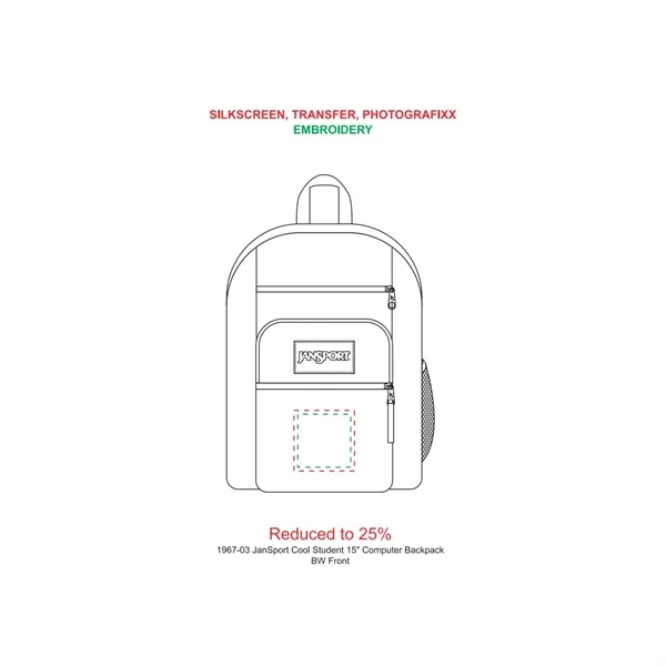 JanSport Cool Student 15" Computer Backpack - JanSport Cool Student 15" Computer Backpack - Image 1 of 4