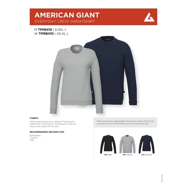 American Giant Everyday Crew Sweatshirt - Men's - American Giant Everyday Crew Sweatshirt - Men's - Image 1 of 24