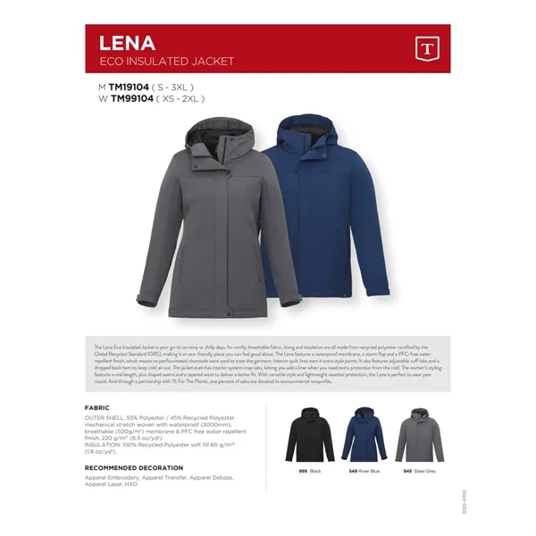 LENA Eco Insulated Jacket - Women's - LENA Eco Insulated Jacket - Women's - Image 1 of 24