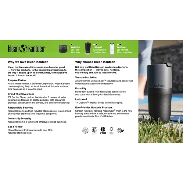 Klean Kanteen Eco Rise 14oz Mug - Klean Kanteen Eco Rise 14oz Mug - Image 1 of 21