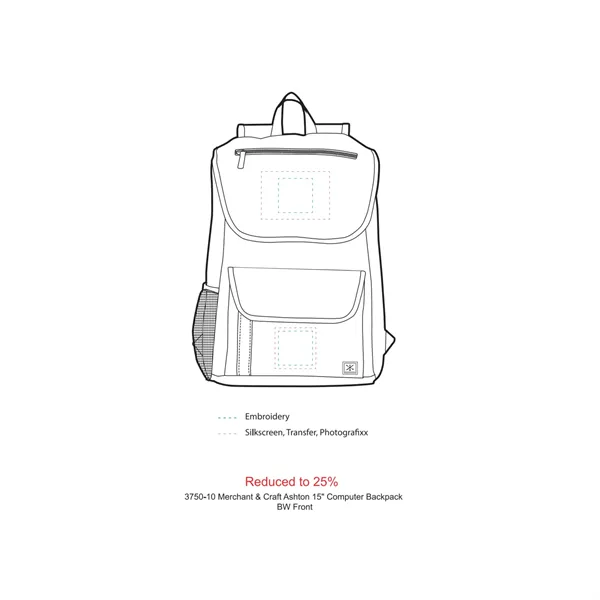 Merchant & Craft Ashton 15" Computer Backpack - Merchant & Craft Ashton 15" Computer Backpack - Image 1 of 12
