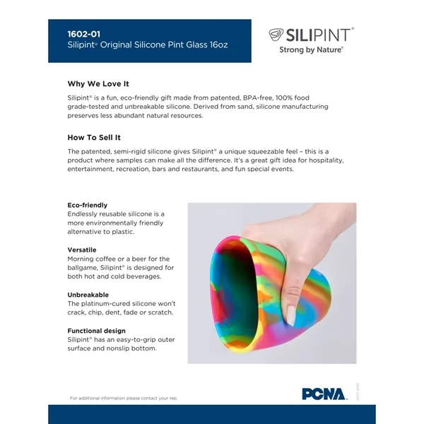 Silipint Original Silicone Pint Glass 16oz - Silipint Original Silicone Pint Glass 16oz - Image 5 of 20