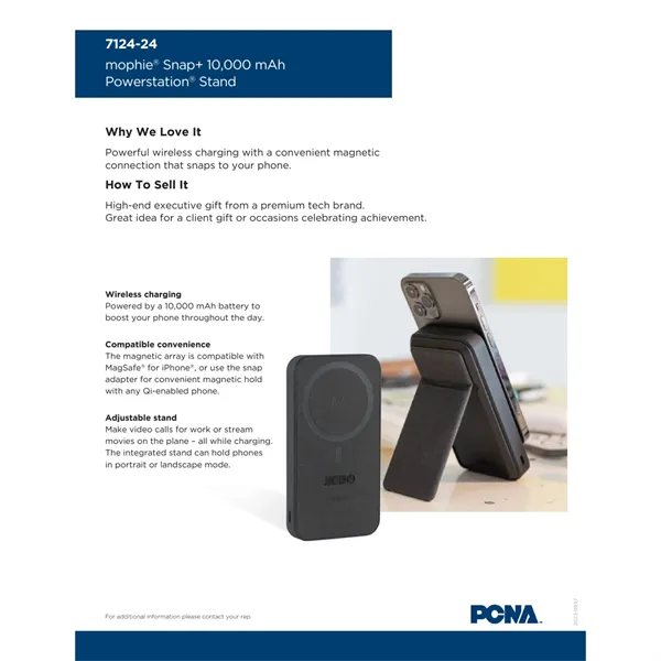 mophie® Snap + 10000 mAh Powerstation Stand - mophie® Snap + 10000 mAh Powerstation Stand - Image 5 of 13