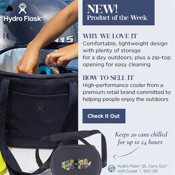 Hydro Flask® 12L Carry Out™ Soft Cooler - Hydro Flask® 12L Carry Out™ Soft Cooler - Image 7 of 14