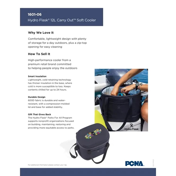 Hydro Flask® 12L Carry Out™ Soft Cooler - Hydro Flask® 12L Carry Out™ Soft Cooler - Image 11 of 14