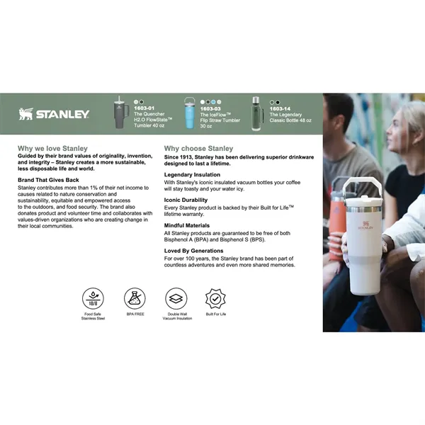 Stanley Quencher H2.O FlowState™ Tumbler 40oz - Stanley Quencher H2.O FlowState™ Tumbler 40oz - Image 1 of 62