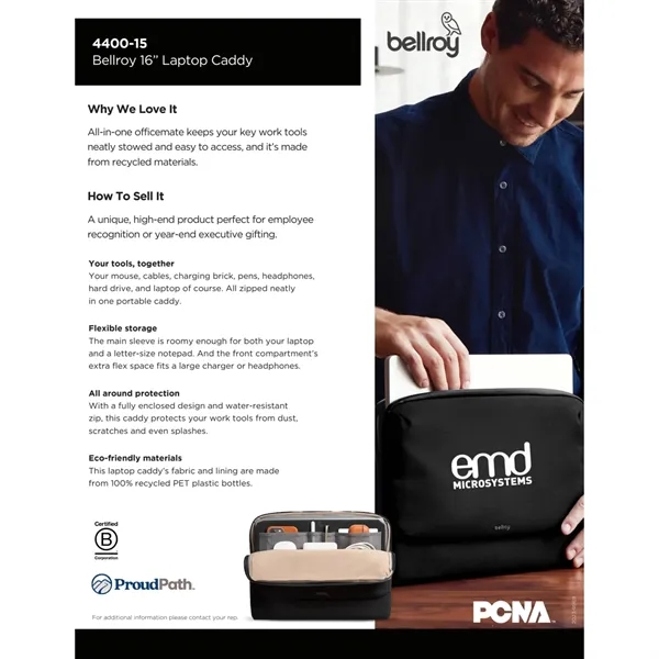 Bellroy 16" Laptop Caddy - Bellroy 16" Laptop Caddy - Image 7 of 16