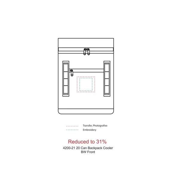20 Can Backpack Cooler - 20 Can Backpack Cooler - Image 1 of 22
