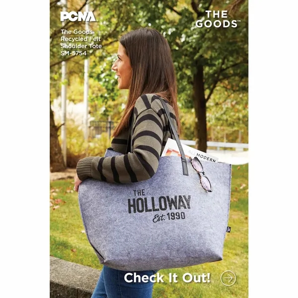 THE GOODS™ Recycled Felt Shoulder Tote - THE GOODS™ Recycled Felt Shoulder Tote - Image 9 of 12