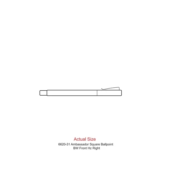 Ambassador Square Ballpoint - Ambassador Square Ballpoint - Image 1 of 12