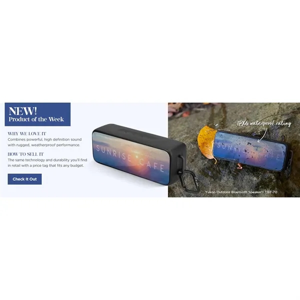 Yukon Outdoor Bluetooth Speaker - Yukon Outdoor Bluetooth Speaker - Image 1 of 21