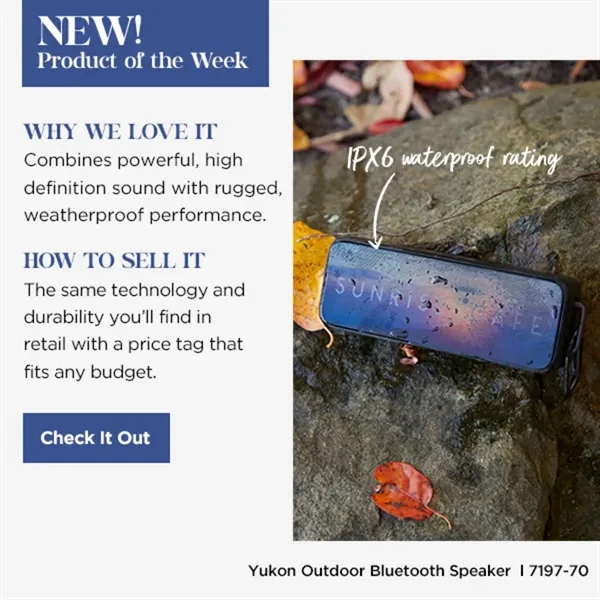 Yukon Outdoor Bluetooth Speaker - Yukon Outdoor Bluetooth Speaker - Image 3 of 21