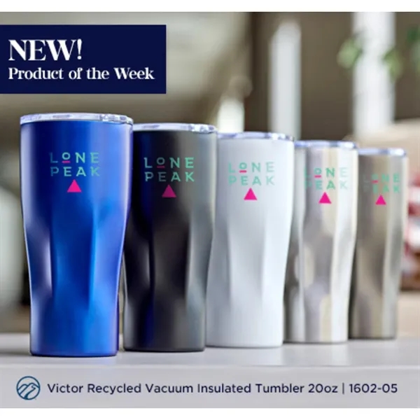 Victor Recycled Vacuum Insulated Tumbler 20oz - Victor Recycled Vacuum Insulated Tumbler 20oz - Image 7 of 43