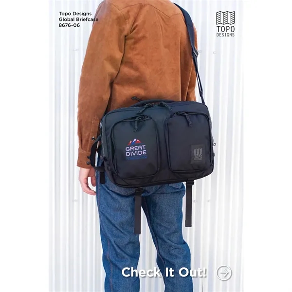 Topo Recycled Global Briefcase - Topo Recycled Global Briefcase - Image 5 of 24