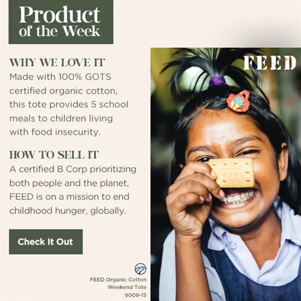 FEED Organic Cotton Weekend Tote - FEED Organic Cotton Weekend Tote - Image 5 of 25