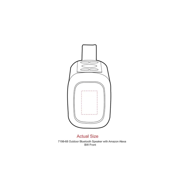 Outdoor Bluetooth Speaker with Microphone - Outdoor Bluetooth Speaker with Microphone - Image 3 of 5