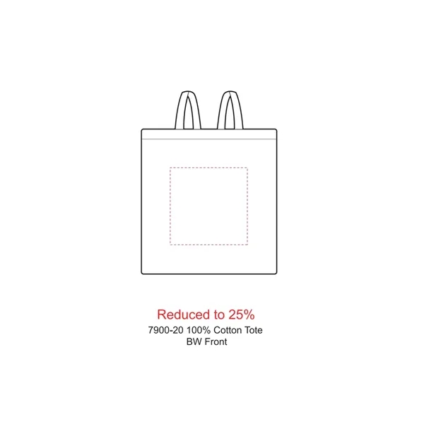 100% 4oz Cotton Canvas Convention Tote - 100% 4oz Cotton Canvas Convention Tote - Image 1 of 4