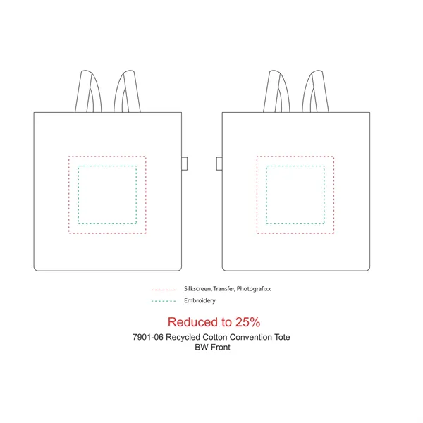Recycled Cotton Convention Tote - Recycled Cotton Convention Tote - Image 1 of 6