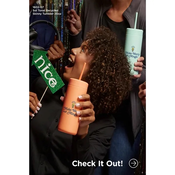 Sol Tonal Straw Tumbler 20oz - Sol Tonal Straw Tumbler 20oz - Image 7 of 13