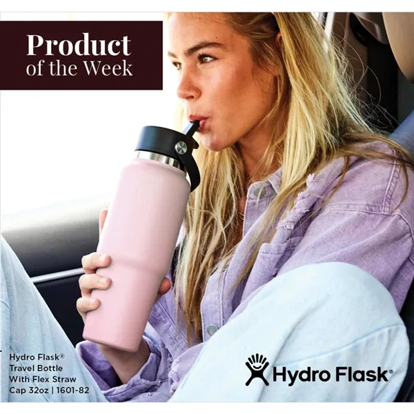Hydro Flask® Travel Bottle w/ Flex Straw Cap 32oz - Hydro Flask® Travel Bottle w/ Flex Straw Cap 32oz - Image 1 of 23