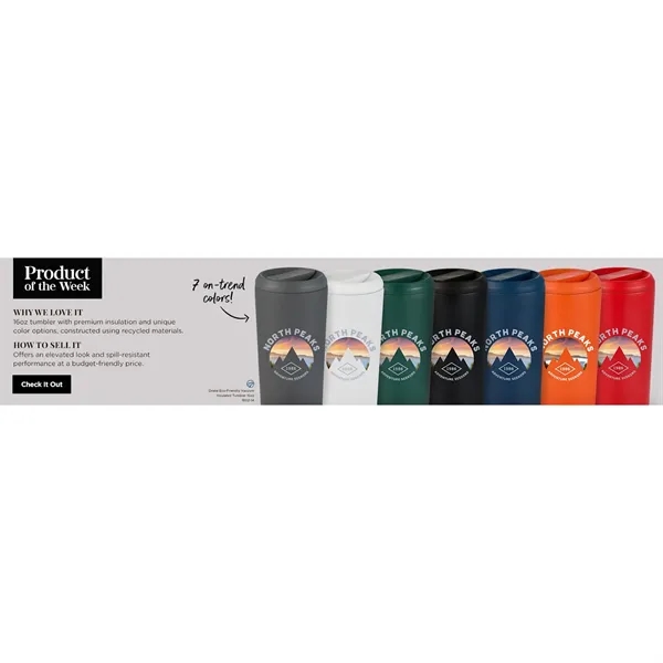 Drake Eco-Friendly Vacuum Insulated Tumbler 16oz - Drake Eco-Friendly Vacuum Insulated Tumbler 16oz - Image 3 of 30